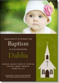 Church Baptism Photo - Baptism / Christening Invitations