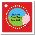 Circus Cotton Candy - Personalized Birthday Party Card Stock Favor Tags thumbnail