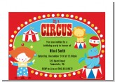 Circus - Birthday Party Petite Invitations