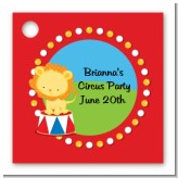 Circus Lion - Personalized Birthday Party Card Stock Favor Tags