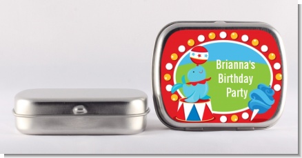Circus - Personalized Birthday Party Mint Tins