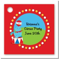 Circus Seal - Personalized Birthday Party Card Stock Favor Tags