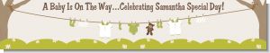 Clothesline It's A Baby - Personalized Baby Shower Banners