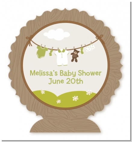 Clothesline It's A Baby - Personalized Baby Shower Centerpiece Stand
