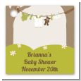 Clothesline It's A Baby - Personalized Baby Shower Card Stock Favor Tags thumbnail