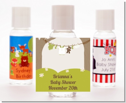Clothesline It's A Baby - Personalized Baby Shower Hand Sanitizers Favors