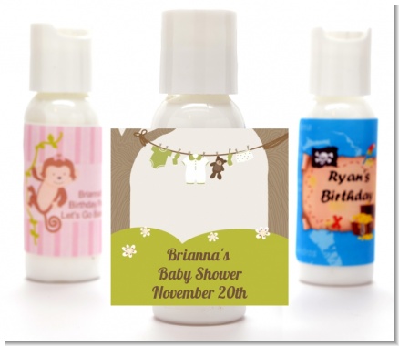 Clothesline It's A Baby - Personalized Baby Shower Lotion Favors
