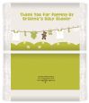 Clothesline It's A Baby - Personalized Popcorn Wrapper Baby Shower Favors thumbnail