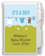 Clothesline It's A Boy - Baby Shower Personalized Notebook Favor thumbnail