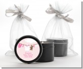 Clothesline It's A Girl - Baby Shower Black Candle Tin Favors