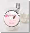 Clothesline It's A Girl - Personalized Baby Shower Candy Jar thumbnail