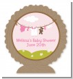 Clothesline It's A Girl - Personalized Baby Shower Centerpiece Stand thumbnail