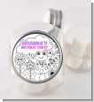 Color Your Own - Spring Garden - Personalized Birthday Party Candy Jar thumbnail
