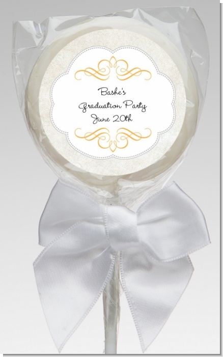 Con-Grad-ulations - Personalized Graduation Party Lollipop Favors