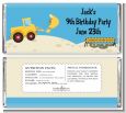 Construction Truck - Personalized Birthday Party Candy Bar Wrappers thumbnail