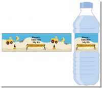 Construction Truck - Personalized Baby Shower Water Bottle Labels