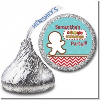 Cookie Exchange - Hershey Kiss Christmas Sticker Labels