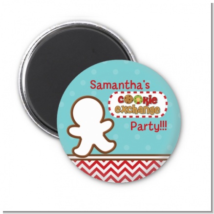 Cookie Exchange - Personalized Christmas Magnet Favors