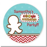 Cookie Exchange - Round Personalized Christmas Sticker Labels