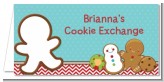 Cookie Exchange - Personalized Christmas Place Cards