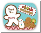 Cookie Exchange - Personalized Christmas Rounded Corner Stickers