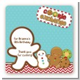 Cookie Exchange - Square Personalized Christmas Sticker Labels thumbnail