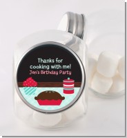Cooking Class - Personalized Birthday Party Candy Jar