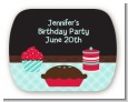 Cooking Class - Personalized Birthday Party Rounded Corner Stickers thumbnail
