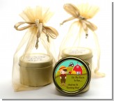 Country Boy On The Farm - Birthday Party Gold Tin Candle Favors