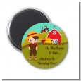 Country Boy On The Farm - Personalized Birthday Party Magnet Favors thumbnail