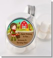 Country Girl Apple Picking - Personalized Birthday Party Candy Jar thumbnail