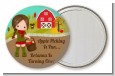 Country Girl Apple Picking - Personalized Birthday Party Pocket Mirror Favors thumbnail