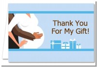 Couple Expecting Boy - Baby Shower Thank You Cards