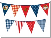 Little Cowboy - Baby Shower Themed Pennant Set