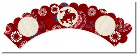 Cowboy Rider - Birthday Party Cupcake Wrappers