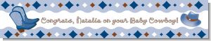 Cowboy Western - Personalized Birthday Party Banners