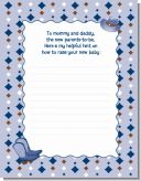 Cowboy Western - Baby Shower Notes of Advice