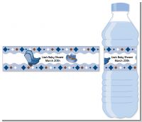 Cowboy Western - Personalized Baby Shower Water Bottle Labels