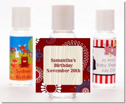 Cowgirl Rider - Personalized Birthday Party Hand Sanitizers Favors