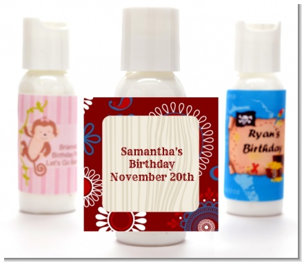 Cowgirl Rider - Personalized Birthday Party Lotion Favors