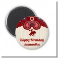 Cowgirl Rider - Personalized Birthday Party Magnet Favors thumbnail
