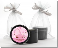 Cowgirl Western - Baby Shower Black Candle Tin Favors