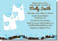 Twin Little Boy Outfits - Baby Shower Invitations thumbnail