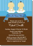 Twin Baby Boys Asian - Baby Shower Invitations