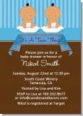 Twin Baby Boys Hispanic - Baby Shower Invitations