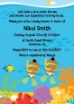 Under the Sea African American Baby Twins Snorkeling - Baby Shower Invitations thumbnail