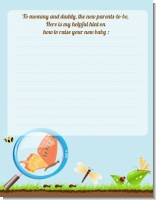 Critters Bugs & Insects - Baby Shower Notes of Advice