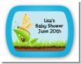 Critters Bugs & Insects - Personalized Baby Shower Rounded Corner Stickers thumbnail