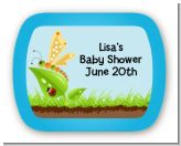 Critters Bugs & Insects - Personalized Baby Shower Rounded Corner Stickers