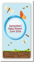 Critters Bugs & Insects - Custom Rectangle Baby Shower Sticker/Labels